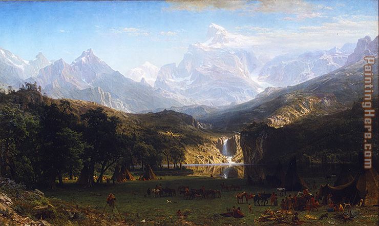 Albert Bierstadt The Rocky Mountains, Landers Peak